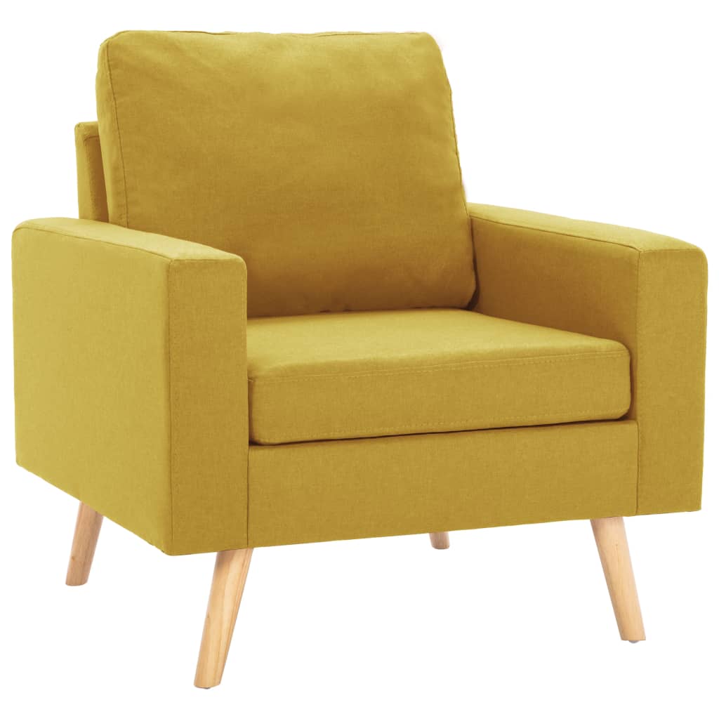Fauteuil stof geel