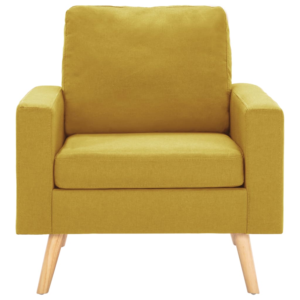 Fauteuil stof geel