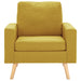 Fauteuil stof geel