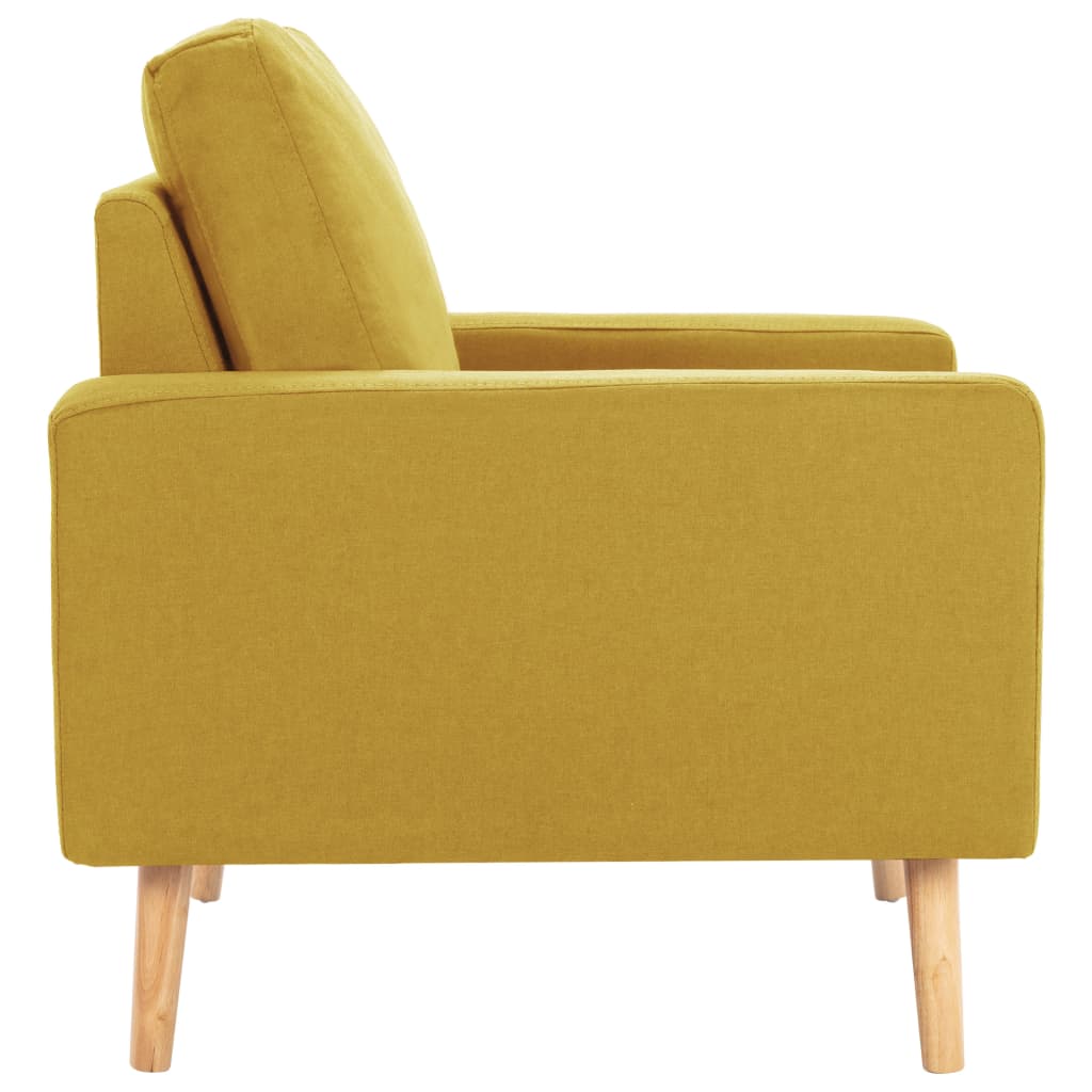 Fauteuil stof geel