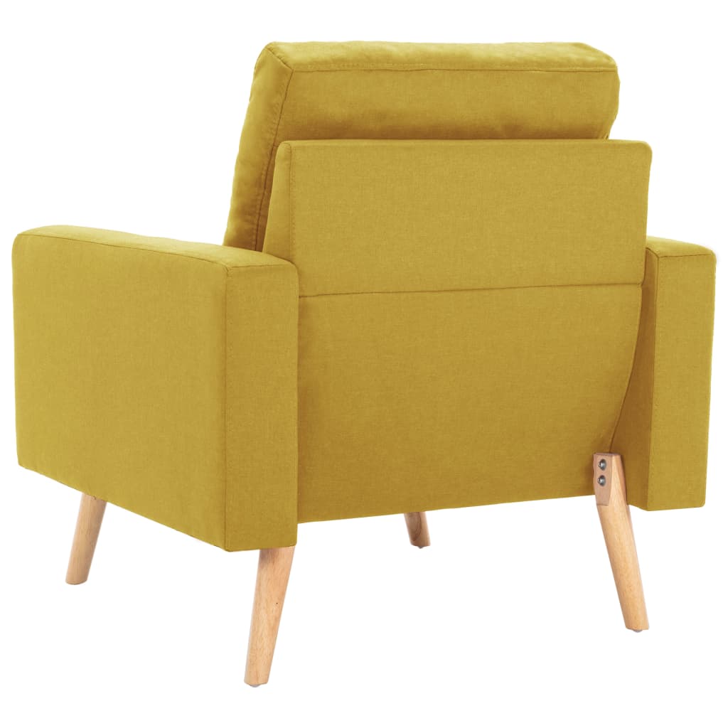 Fauteuil stof geel