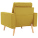 Fauteuil stof geel
