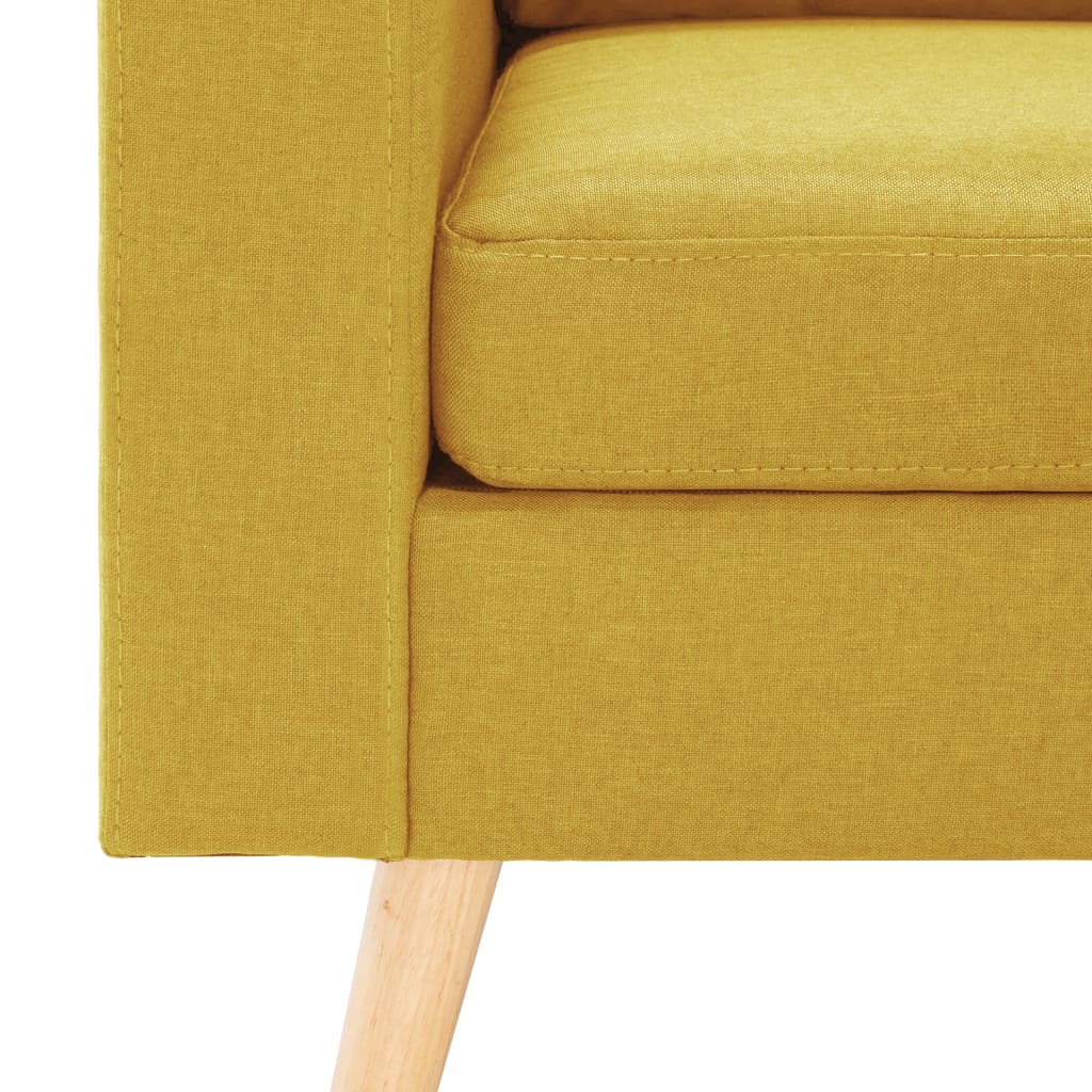 Fauteuil stof geel