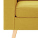 Fauteuil stof geel