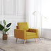 Fauteuil stof geel