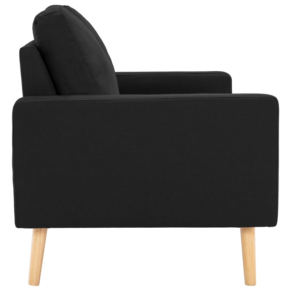 Tweezitsbank stof zwart