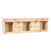 Mussenhuis met 5 kamers 68x15x21 cm vurenhout