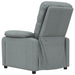 Fauteuil verstelbaar stof donkergrijs