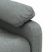 Fauteuil verstelbaar stof donkergrijs