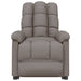 Fauteuil verstelbaar stof taupe