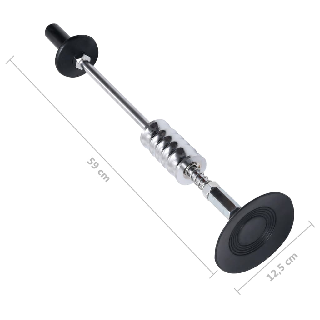 Schuifhamer met zuignap 59 cm koolstofstaal