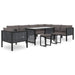 Hoekbank Sectioneel Met Linkerarmleuning Poly Rattan Antraciet 1 Donkergrijs