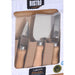 Excellent Houseware Bistro Bamboe Kaasplank Set 4-Delig