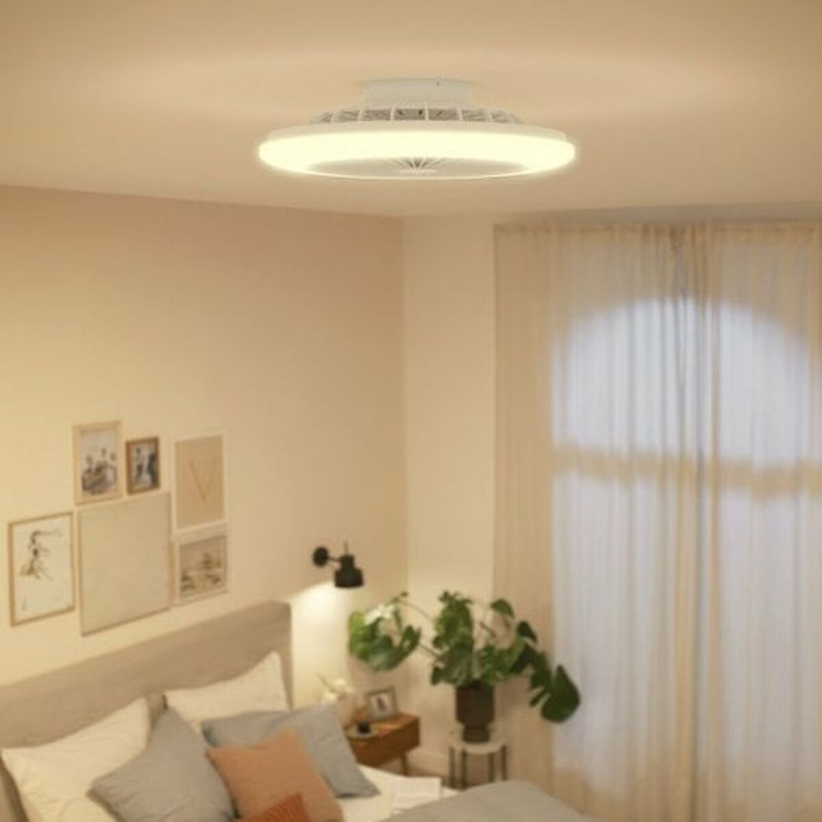 Plafondventilator met licht Philips Wit