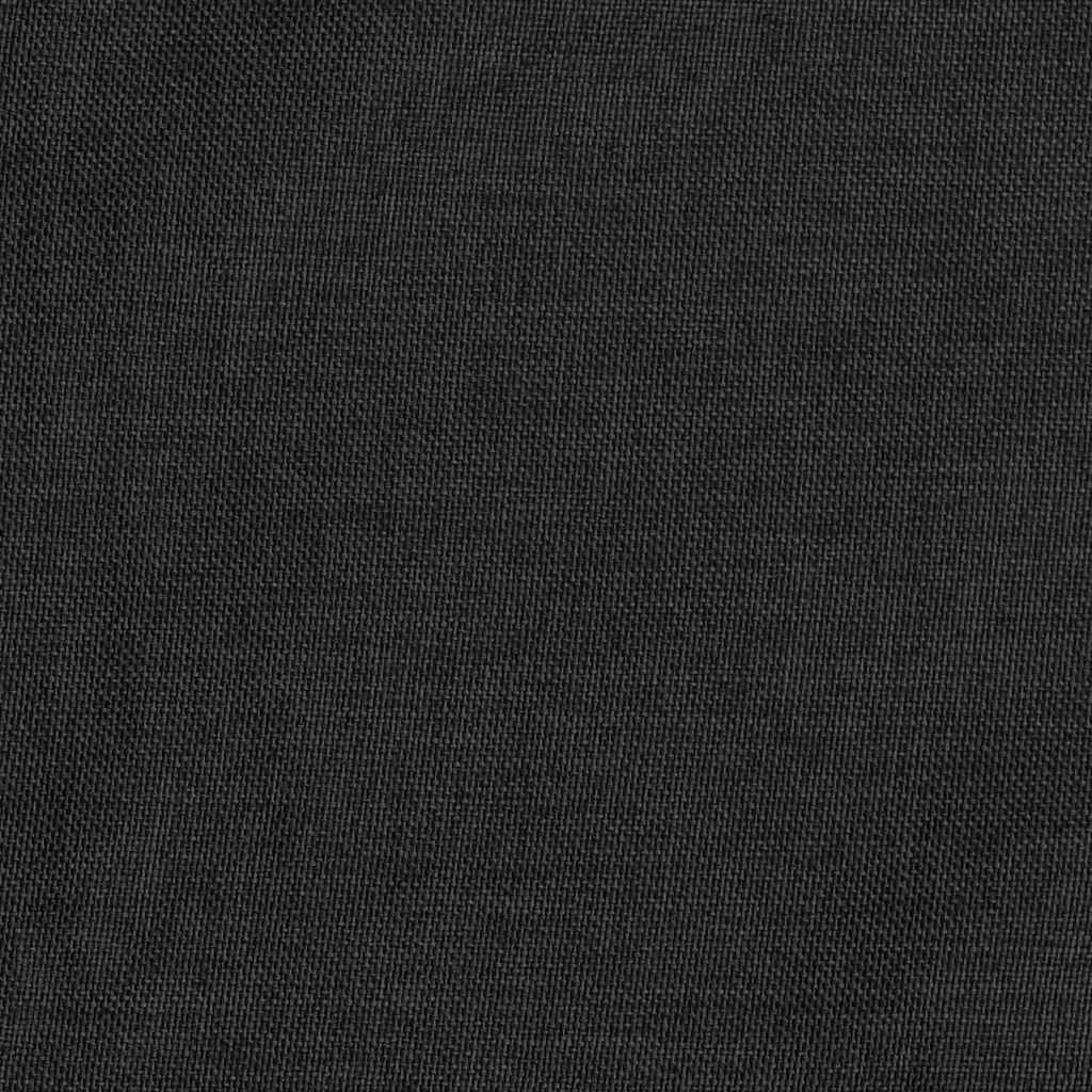 Gordijnen linnen-look verduisterend 2 st 140x225 cm antraciet