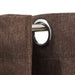 Gordijnen linnen-look verduisterend ogen 2 st 140x225 cm taupe
