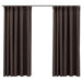 Gordijnen linnen-look verduisterend haken 2 st 140x175 cm taupe