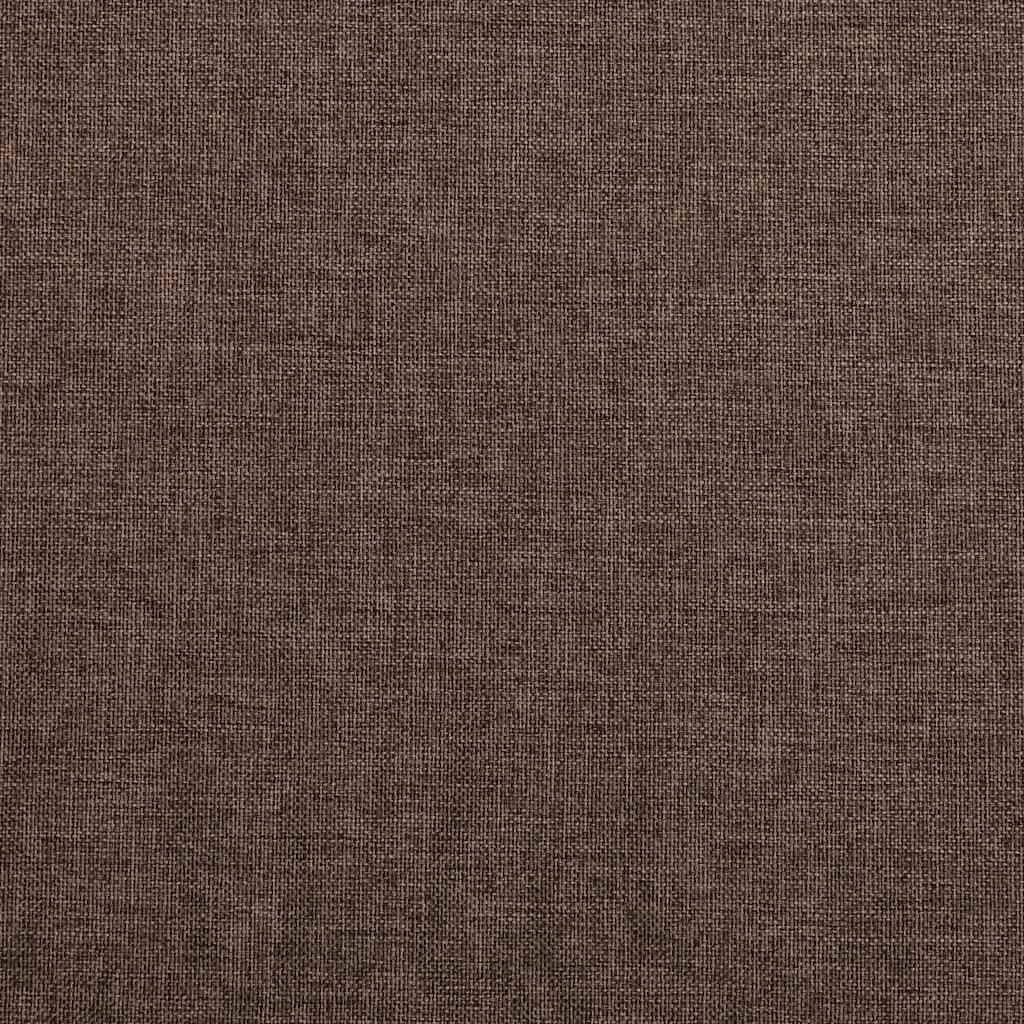 Gordijnen linnen-look verduisterend haken 2 st 140x225 cm taupe