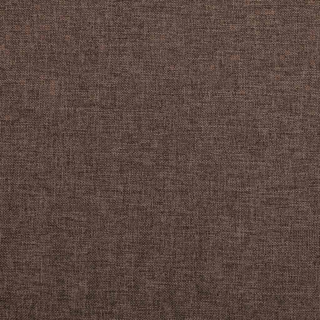 Gordijnen linnen-look verduisterend haken 2 st 140x245 cm taupe