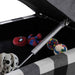 Hondenbank 57x34x36 cm pluche grijs