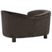 Hondenbank 69x49x40 cm pluche bruin