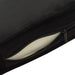 Hondenbank 81x43x31 cm pluche en kunstleer zwart