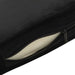 Hondenbank 60x43x30 cm pluche en kunstleer zwart