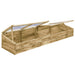 Kweekkassen 2 st 200x50x35 cm geïmpregneerd grenenhout
