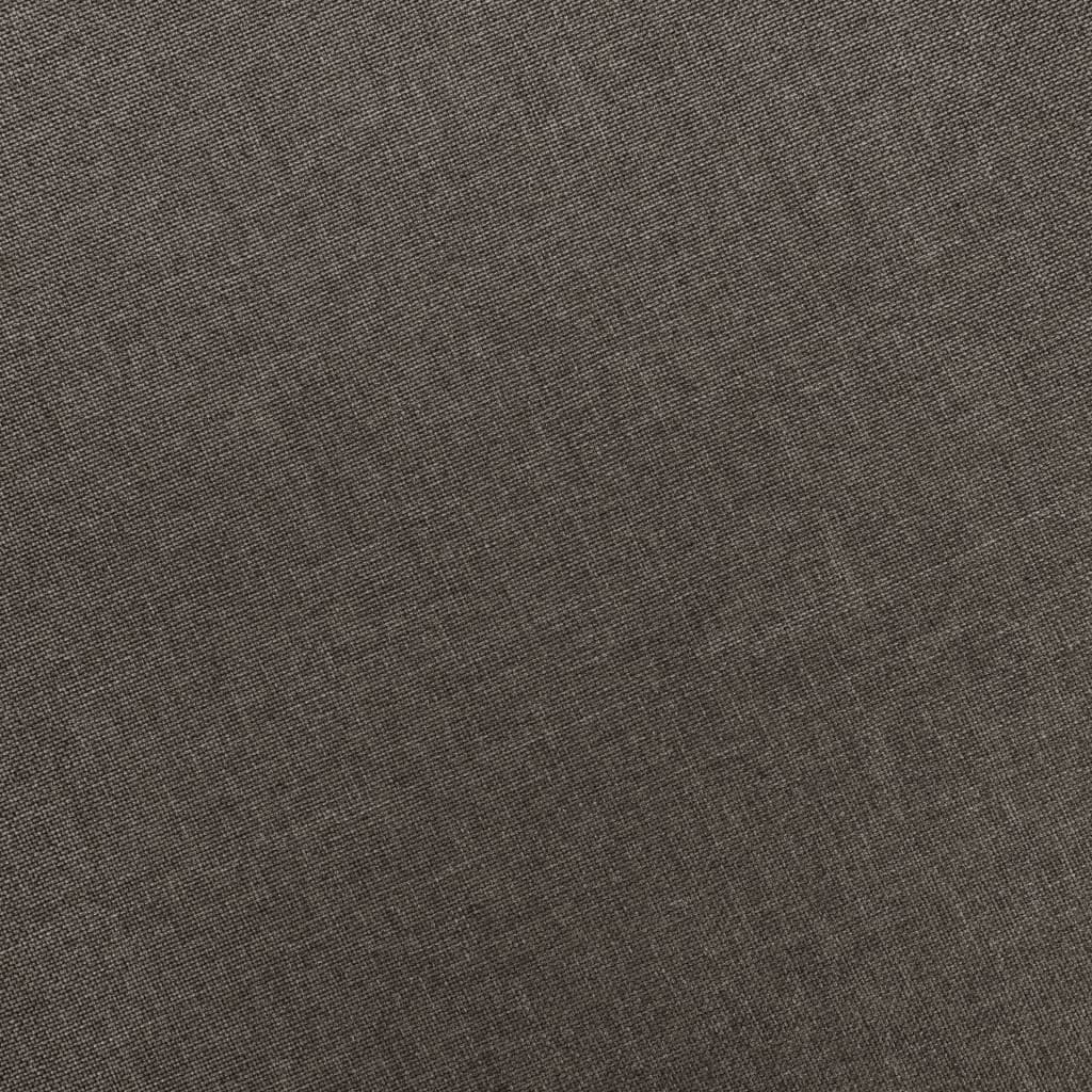 Fauteuil met voetenbankje stof taupe