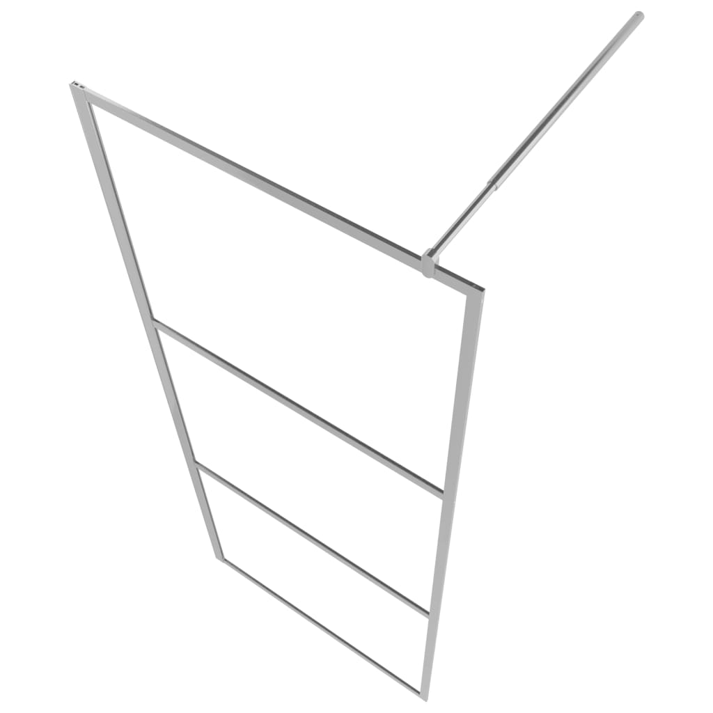 Inloopdouchewand transparant 80x195 cm ESG-glas