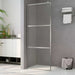 Inloopdouchewand transparant 80x195 cm ESG-glas