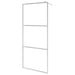 Inloopdouchewand transparant 100x195 cm ESG-glas