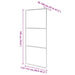 Inloopdouchewand transparant 115x195 cm ESG-glas