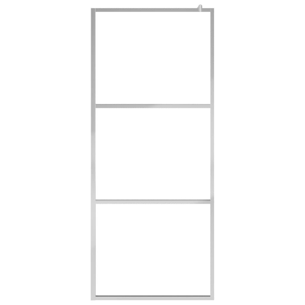 Inloopdouchewand transparant 140x195 cm ESG-glas