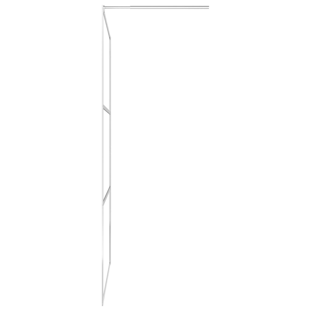 Inloopdouchewand halfmat 100x195 cm ESG-glas