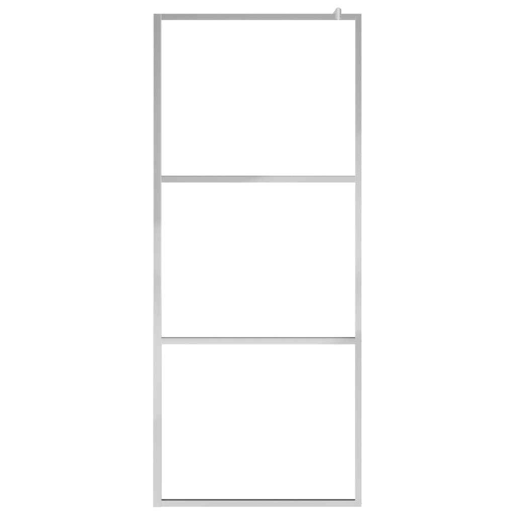 Inloopdouchewand mat 140x195 cm ESG-glas