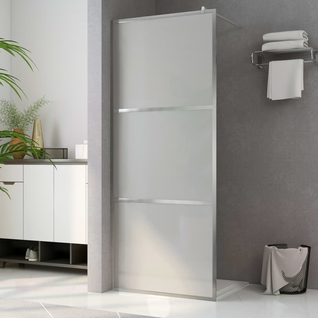 Inloopdouchewand mat 140x195 cm ESG-glas