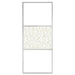 Inloopdouchewand met stenenmotief 100x195 cm ESG-glas