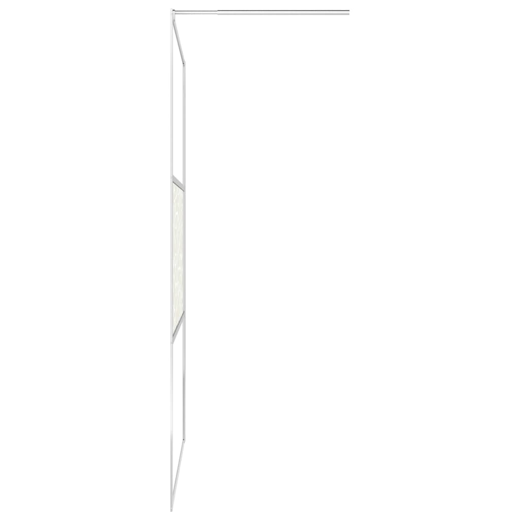 Inloopdouchewand met stenenmotief 140x195 cm ESG-glas