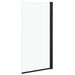 Douchewand 68x130 cm ESG zwart