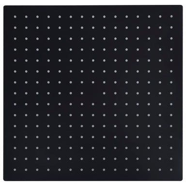 Regendouchekop vierkant 40x40 cm roestvrij staal zwart