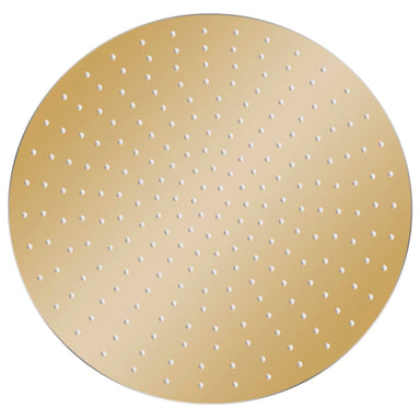 Regendouchekop rond 50 cm roestvrij staal goudkleurig