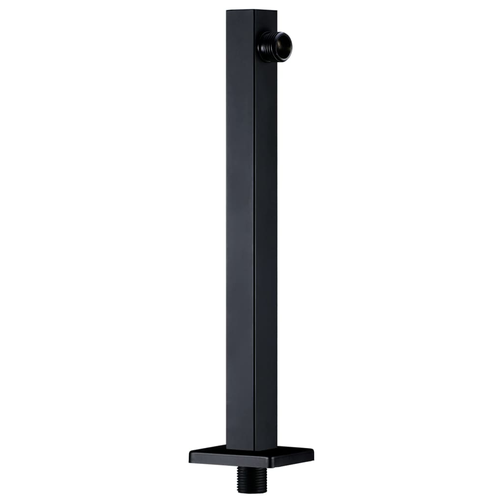 Douchearm vierkant 30 cm roestvrij staal 201 zwart