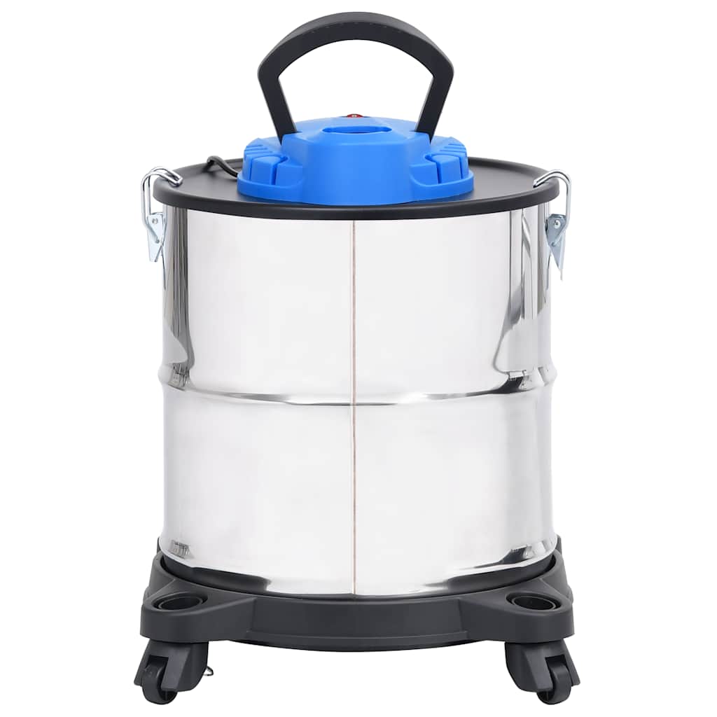 Asstofzuiger met HEPA filter 1200 W 20 L roestvrij staal