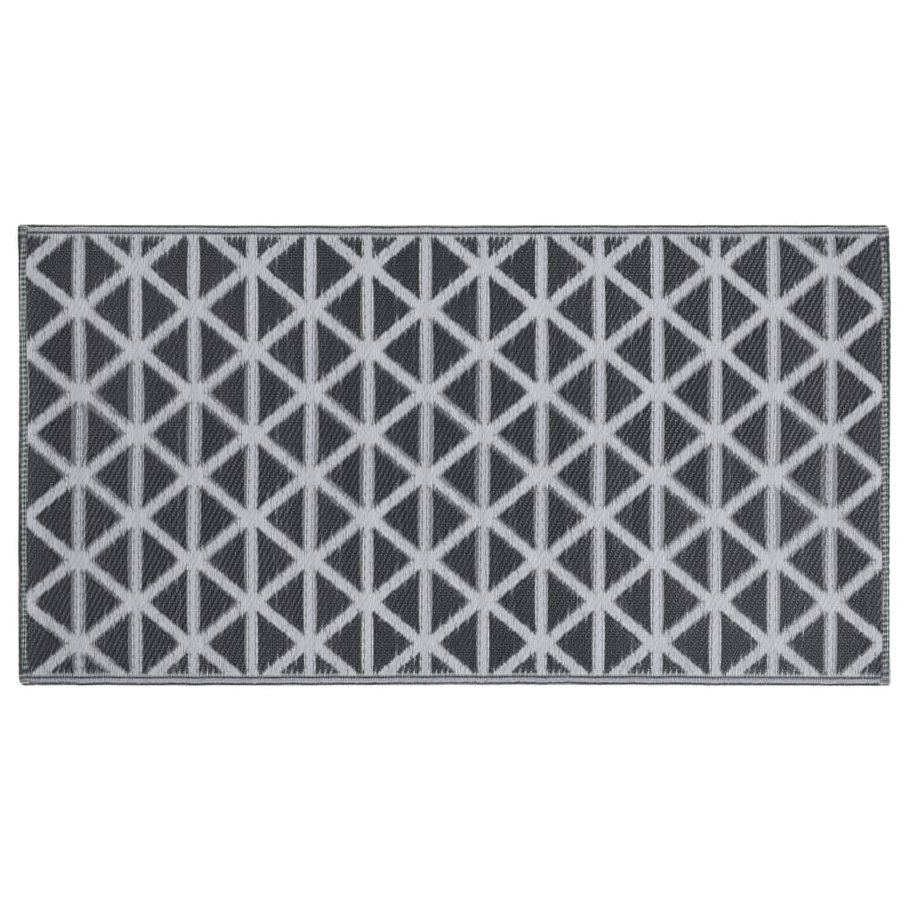 Buitenkleed ARAKIL 120x180 cm PP zwart