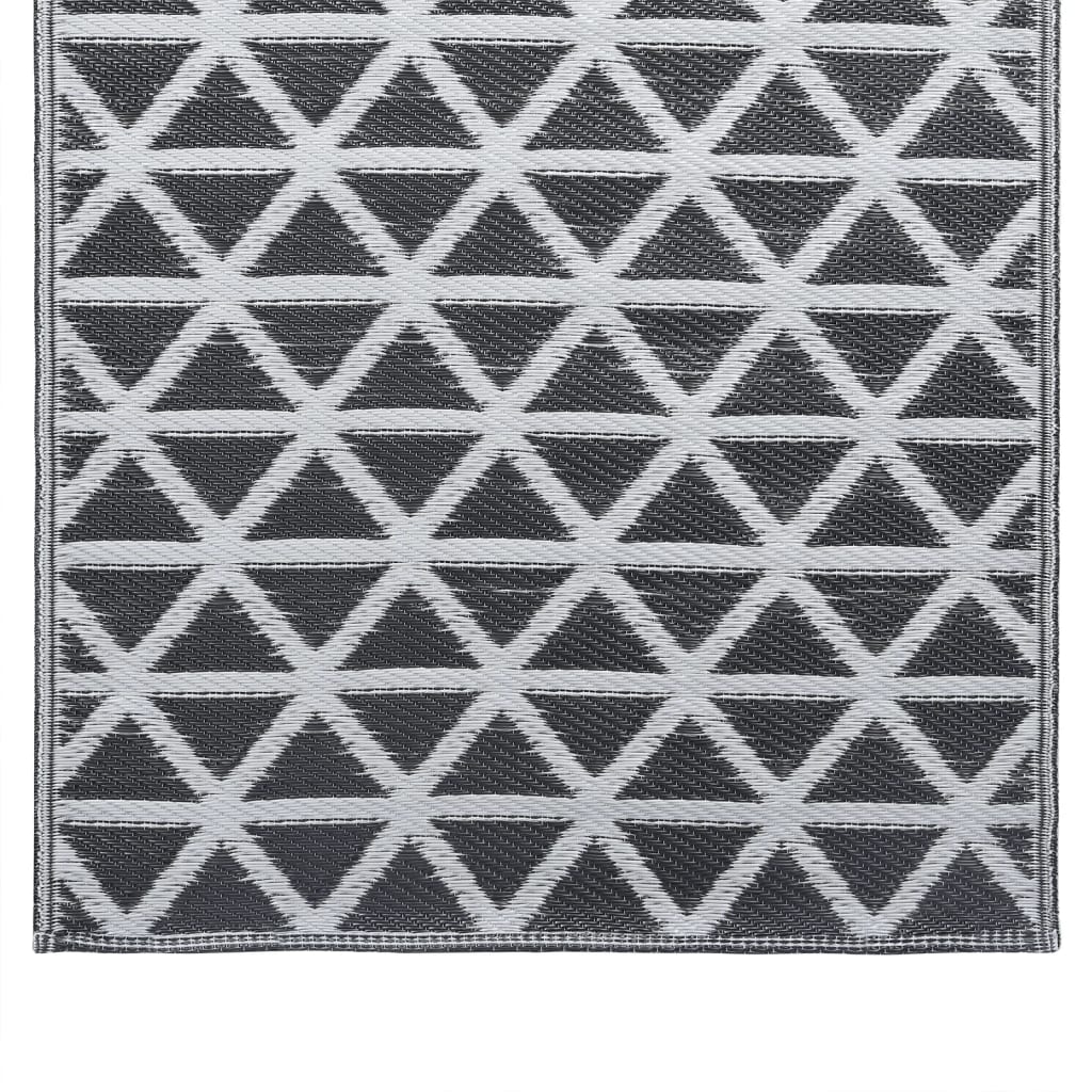 Buitenkleed ARAKIL 120x180 cm PP zwart