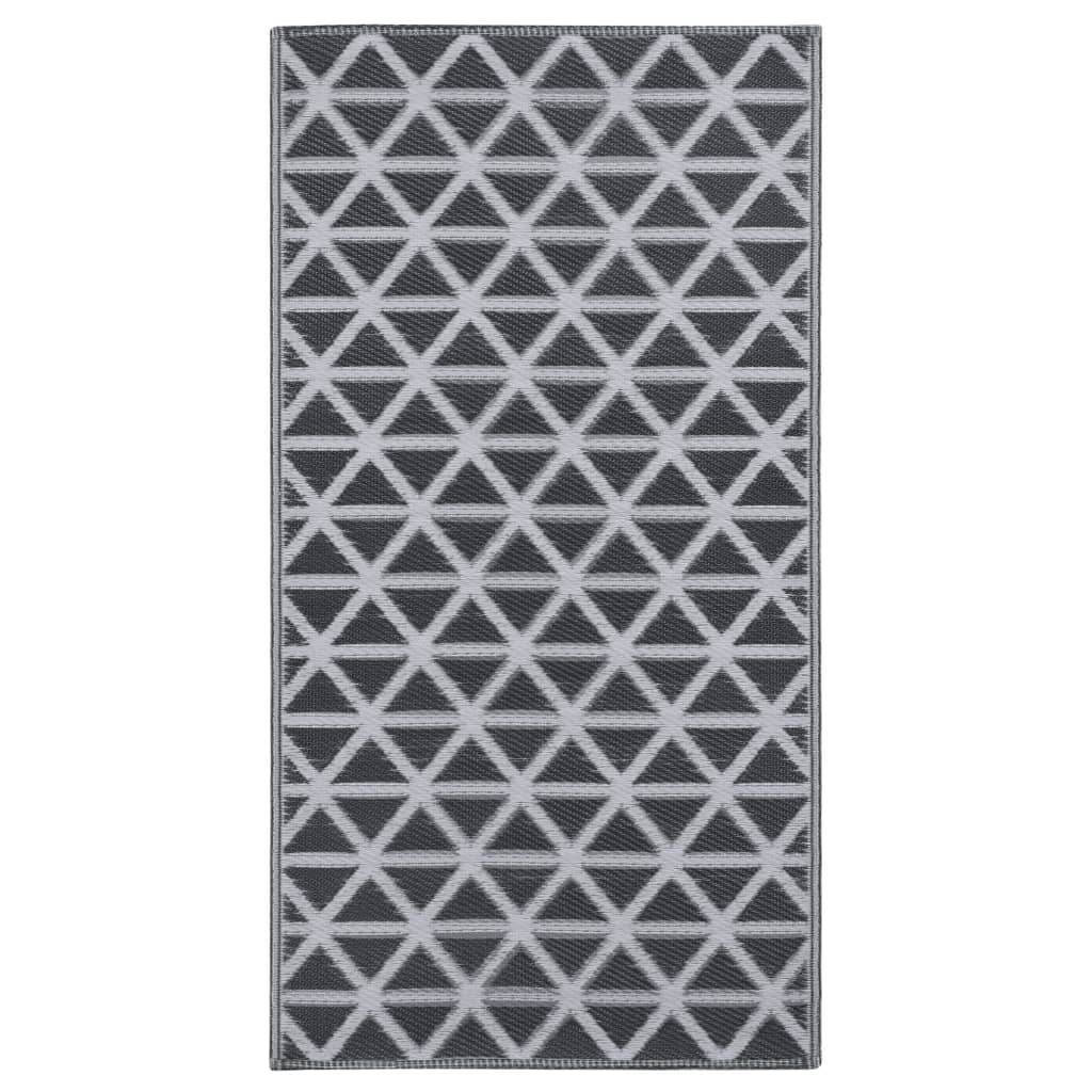 Buitenkleed ARAKIL 160x230 cm PP zwart