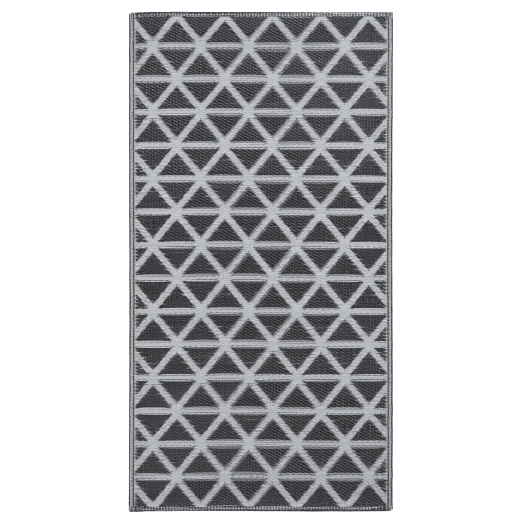 Buitenkleed ARAKIL 190x290 cm PP zwart