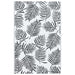 Buitenkleed ARAKIL 160x230 cm PP wit en zwart