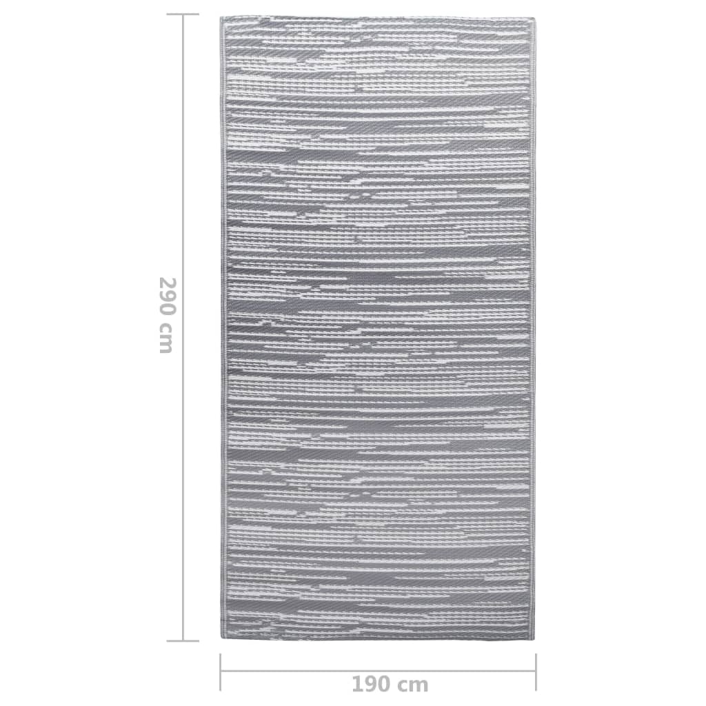 Buitenkleed ARAKIL 190x290 cm PP grijs